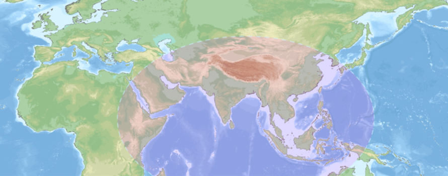 Área del Indo-Pacífico y territorios adyacentes Área del Indo-Pacífico y territorios adyacentes