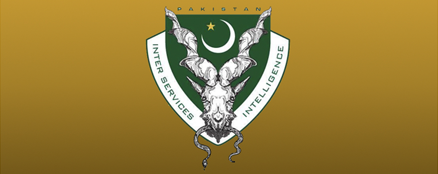 Logo of Pakistan's Inter-Services Intelligence organization. It depicts Pakistan's national animal, Markhor, eating a snake [Wikipedia]