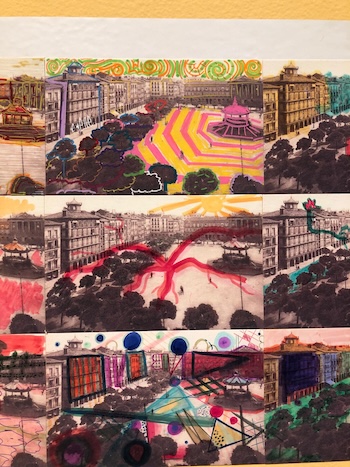 Kandinsky en la plaza del Castillo